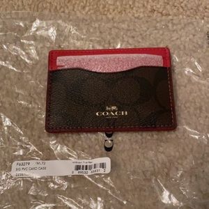 Coach card case